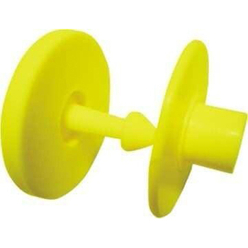 TPU Livestock Yellow Ear Tag for Goat Sheep Pig Cattle Cow With Number Printed ISO11784/5