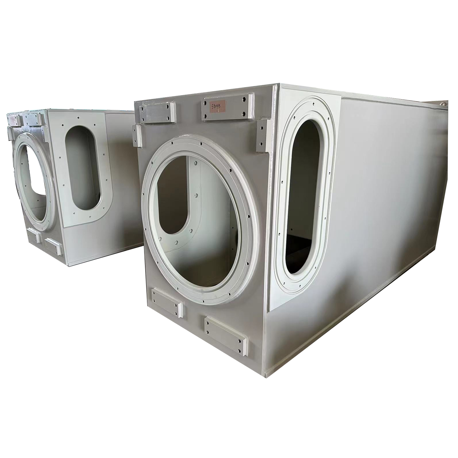 Large metal parts tank for distribution electrical equipment with Heavy welding and CNC Machining Service
