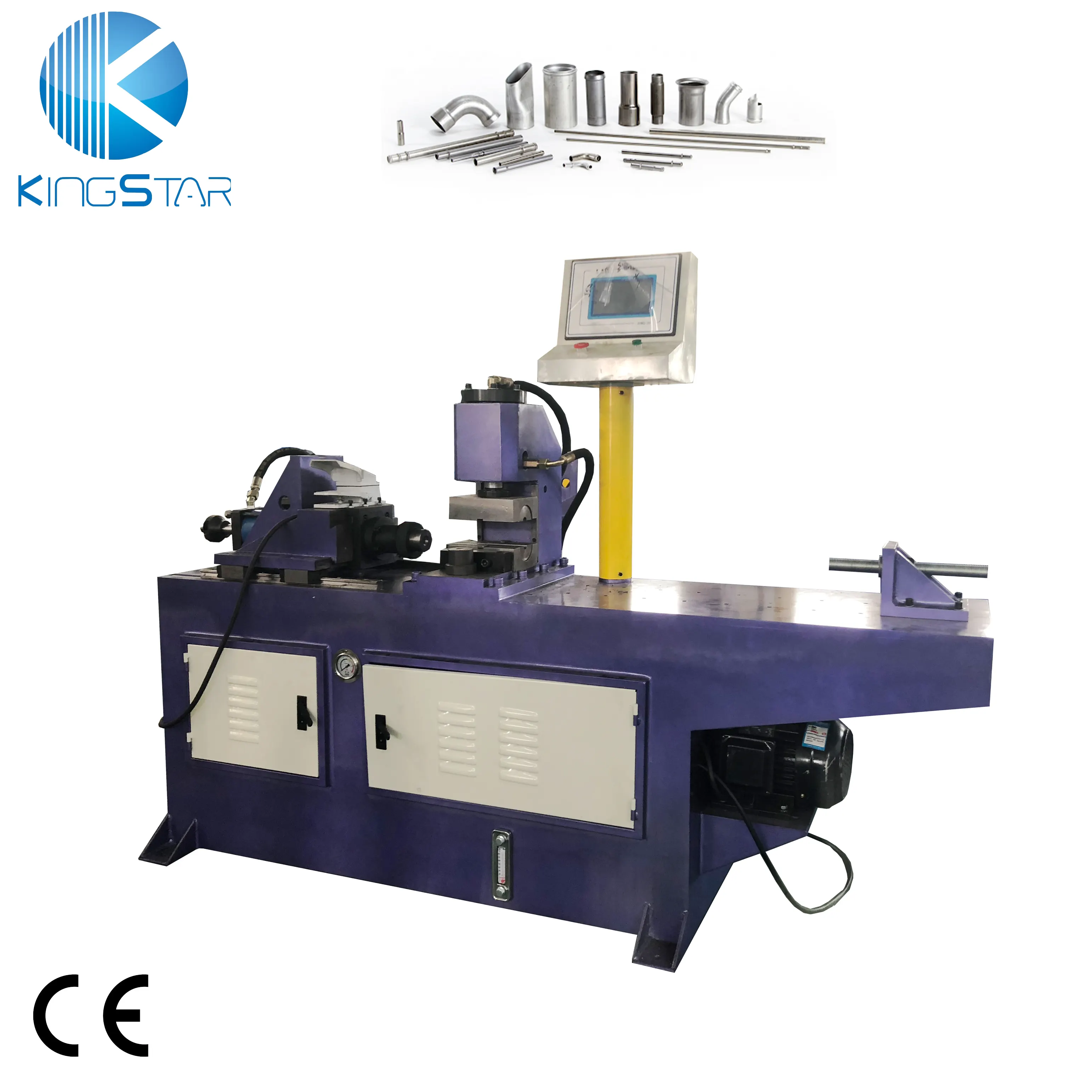 Semi-automatic tube end forming machine for pipe and tube Pipe extender and reducer