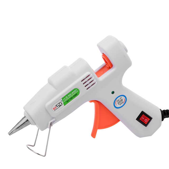 Factory direct sale high quality plug small power 20W hot melt glue gun