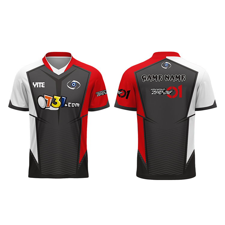 New Design Sublimation Esports Gaming Jersey Custom Printing Men Esport Jersey