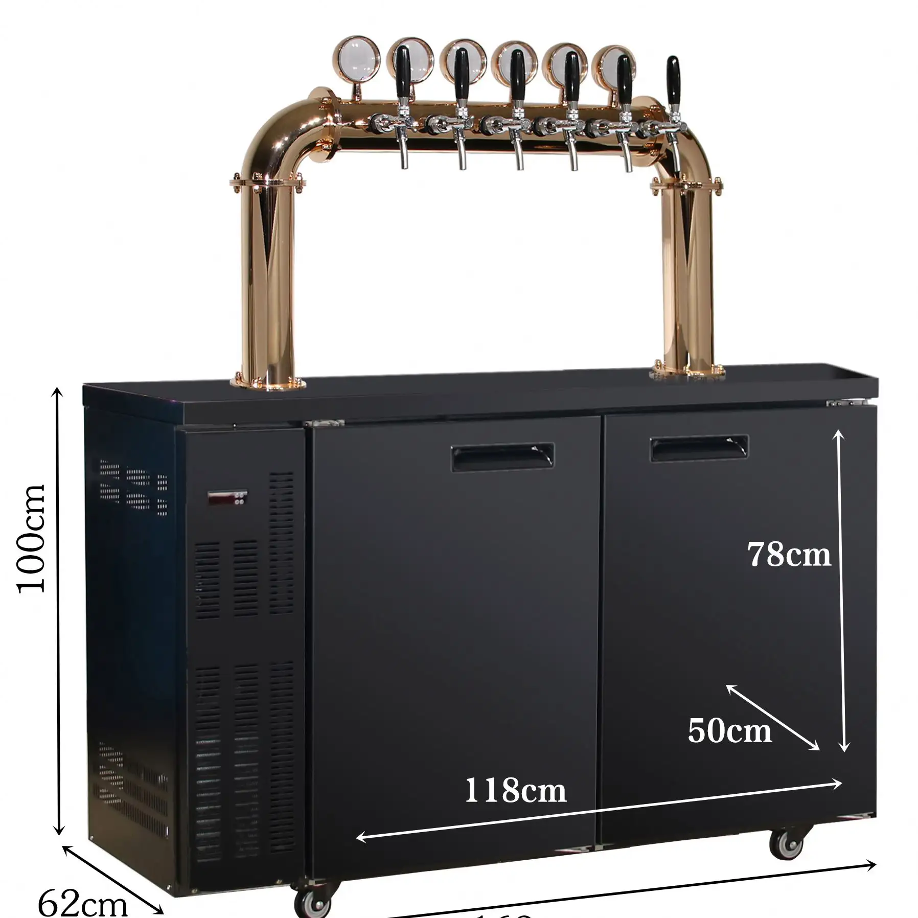 Counter  Beer Cooler Dispenser Kegerator Machine for