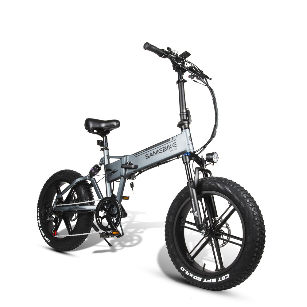 Samebike Чоппер Пляжный круизер очень дешевый черный серебристый 500 Вт 20 дюймов велосипед 500 Вт 48 в 10 Ач электрические велосипеды