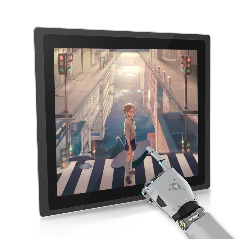 Cheap All in one PC Touch Screen Monitor 15 inch Display LCD Industry high definition