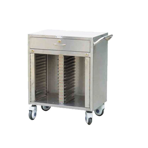 stainless steel Wholesale Hospital Medical Patient File Records Trolley Cart with Drawers Chart file car