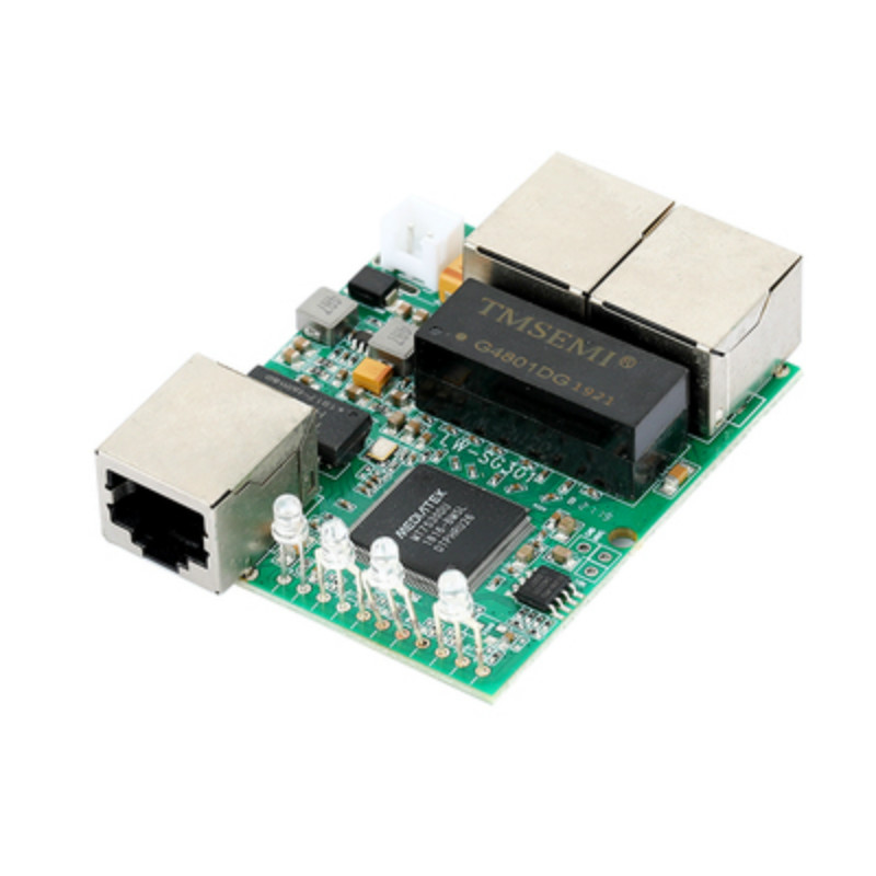 OEM mini 3 портовая плата ethernet коммутатора 10 100 1000 Мбит/с гигабитный коммутатор 3 порта