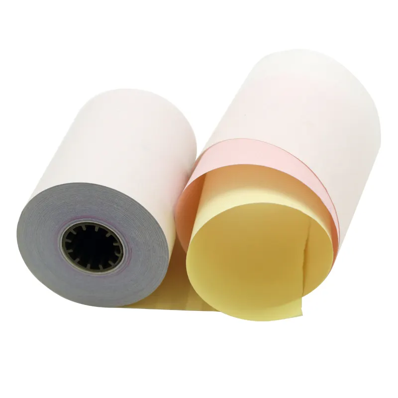 Factory wholesale hot sale 2 ply office carbonless ncr paper roll
