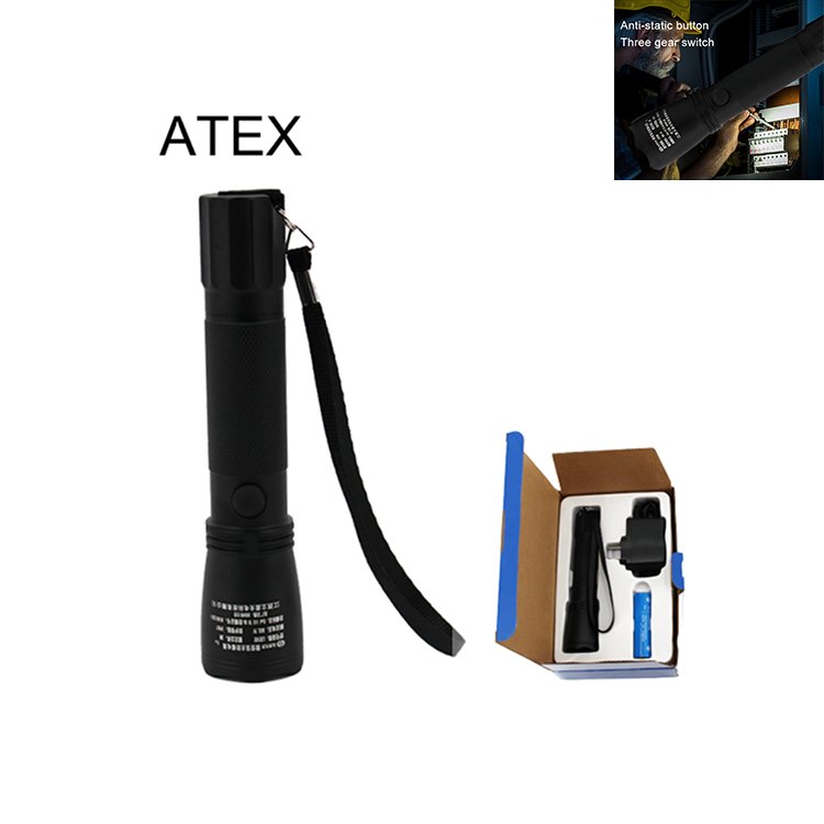 LEDUN - IP66 Explosion Proof Led Flashlight Atex Explosion-Proof Flash lamp Rechargeable Led Flashlight for Zone 1 2 21 22