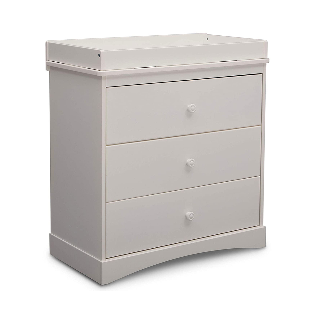 Children 3 Drawer Dresser with Changing Top