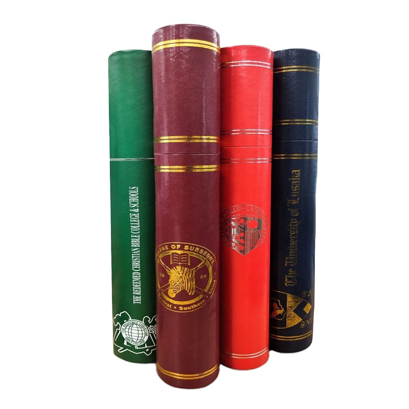 Сертифицированные трубки для выпускного диплома с пользовательским логотипом