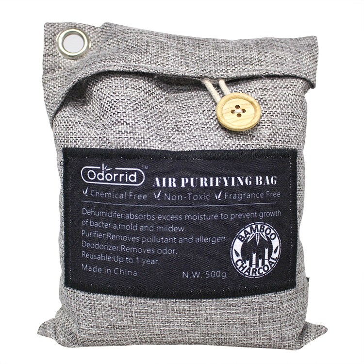 Natural Charcoal Moisture Odor Removal Air Car Freshener
