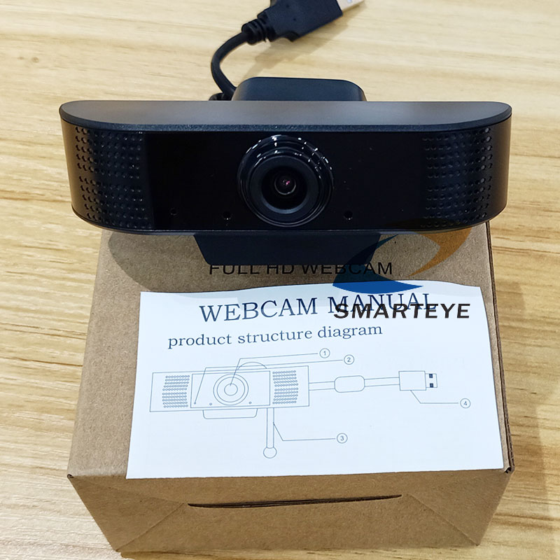 USB Webcam 1080P Conference Camera 2.0MP HD Built-in Microphone Web Cam for home Video Meeting pc