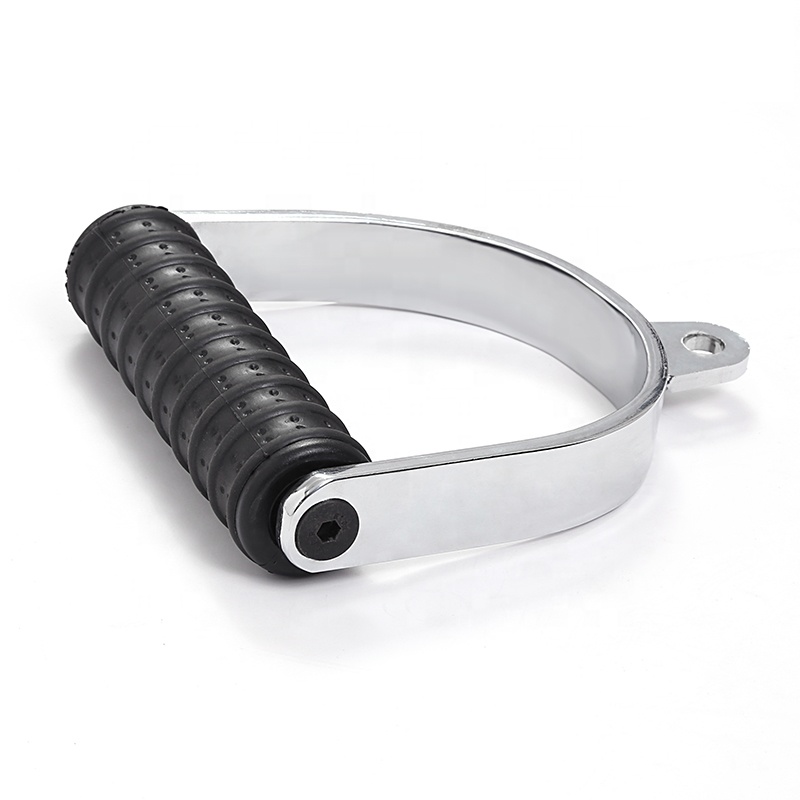 gym equipment fitness accessories single cable handle with PU grip