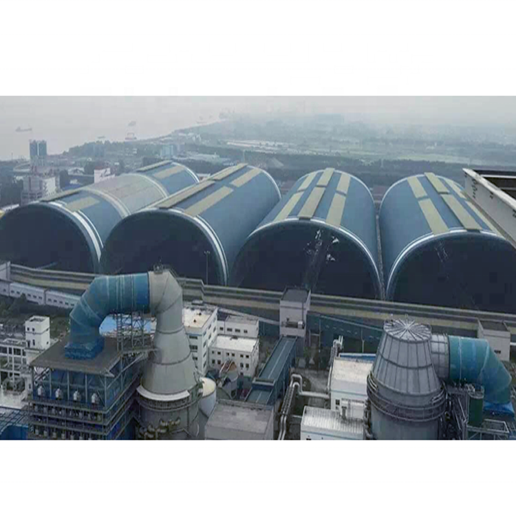LF Space Frame Coal Power Coal Transmission Corridor Arched Roof Construction Structure Workshop