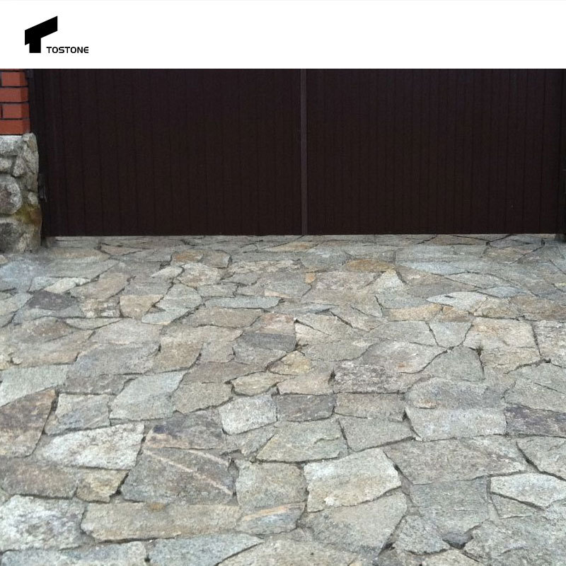 Tostone 2025 DDP Natural Random-Shaped Paving Stone for Outdoor Decorations for Garden Pathway Patio Poolside Park Villa