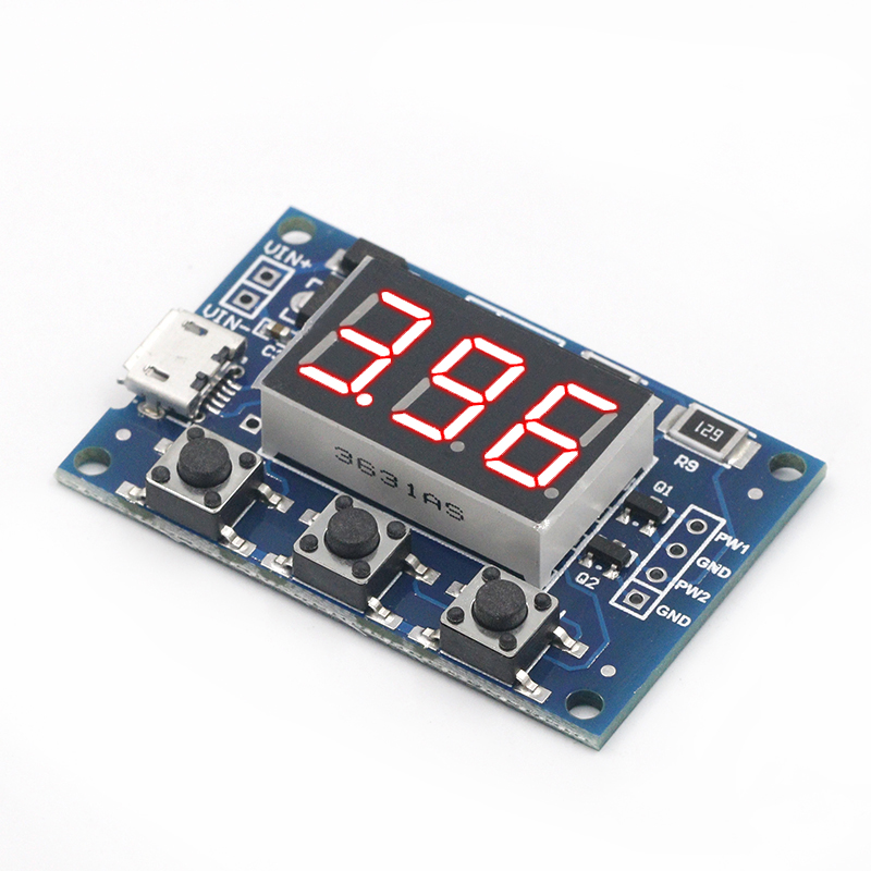 Постоянный ток 5-30V микро USB 5V питания независимых ШИМ генератор сигналов 2 канала двухсторонний цифровой светодиодный рабочий цикл частота импульсов плата Модуль гибкий кабель