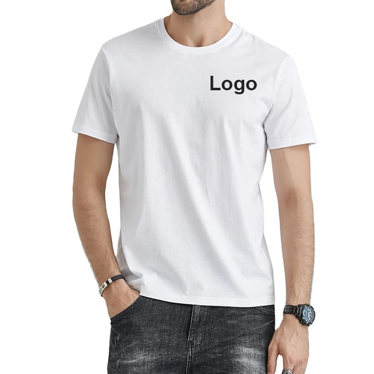 Solf Touch Dye Sublimation Blanks White Men Polyester T Shirt China Wholesale Stock