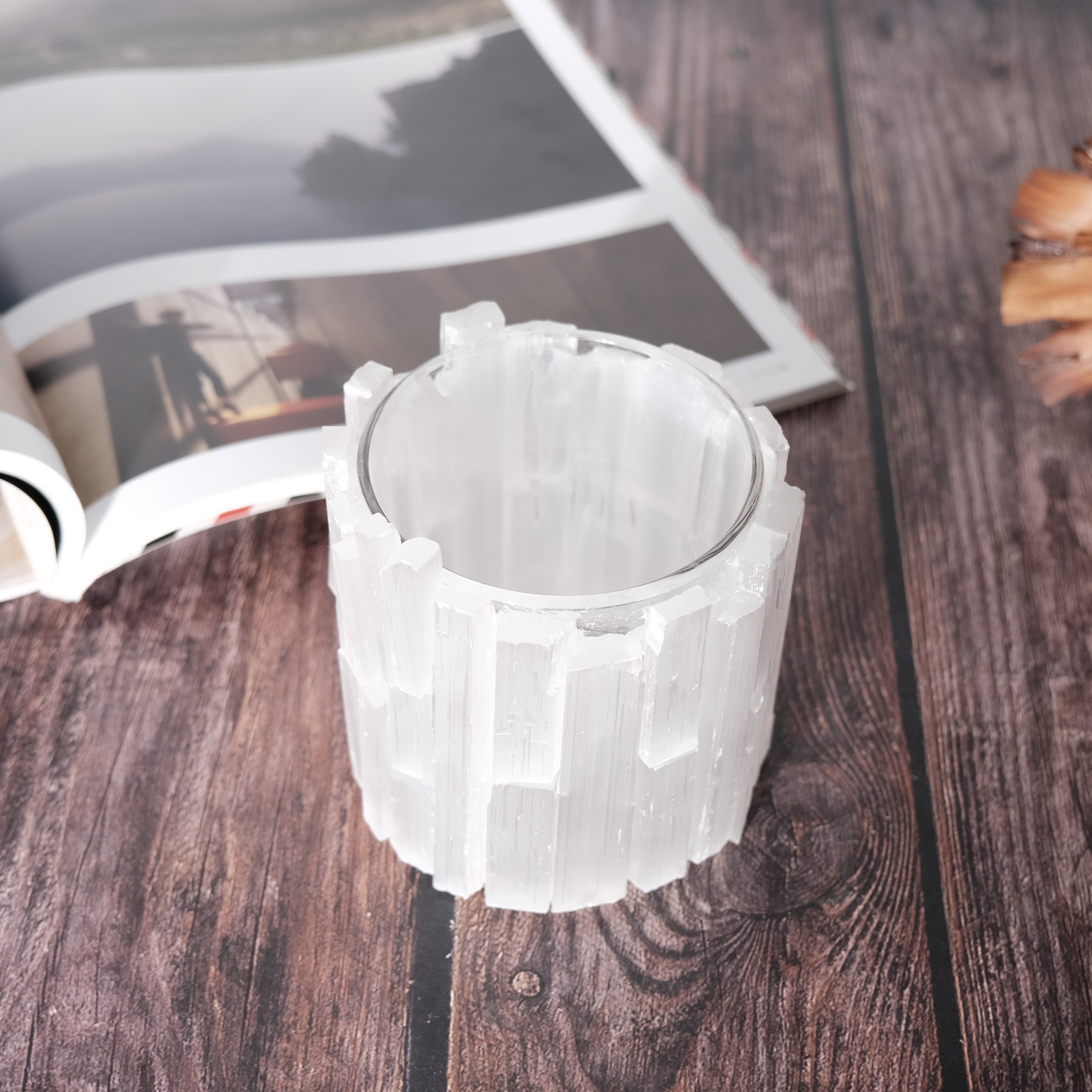 Wholesale Handmade Personalized Home Wedding Decoration Crystal Jar Tealight Candle Holders