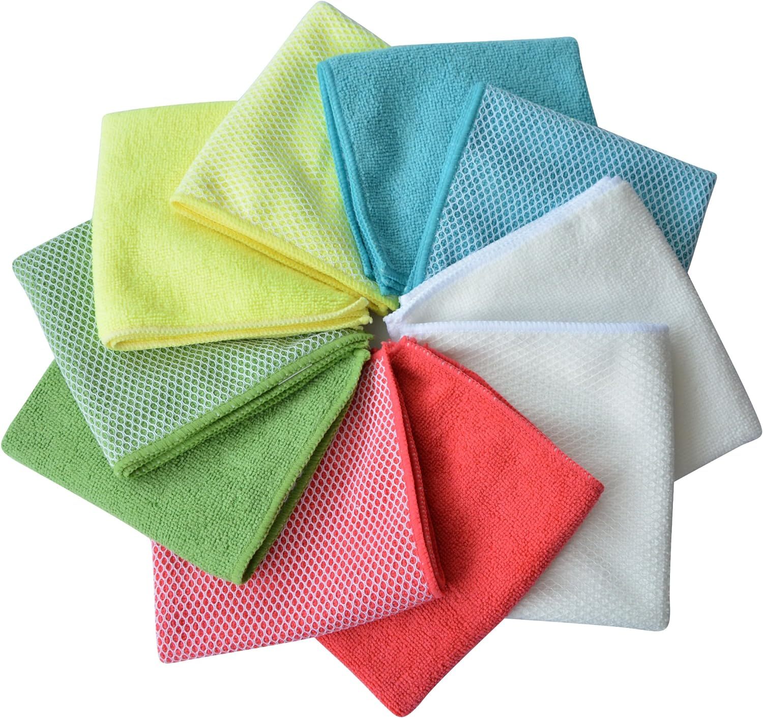 SEQ Lint Free 2 side different usage Mesh Kitchen cloth