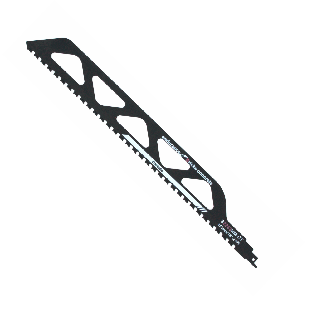 18in 455mm Reciprocating Saw Blade For Cutting Porous Concrete, Red Bricks, Fiber Cement