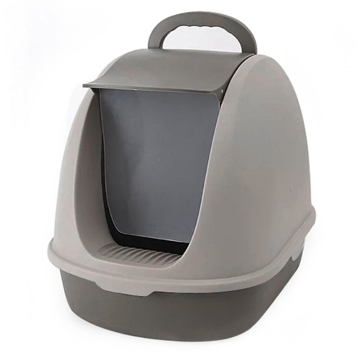 enclosed cat litter cat box for cats with ergonomic waste bin easy to clean against splashing
