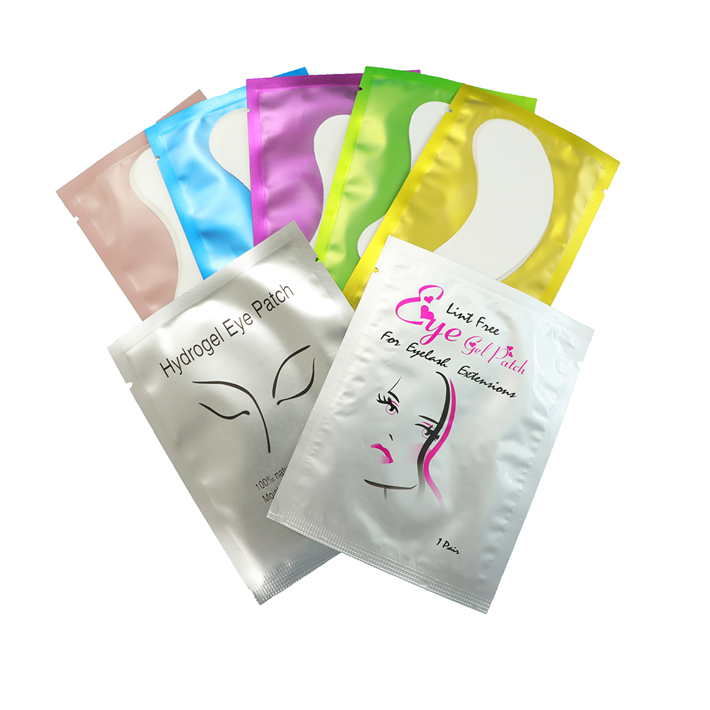 Free sample eyelash extension tools eyepatch lint free gel pad under eye hydrogel patches