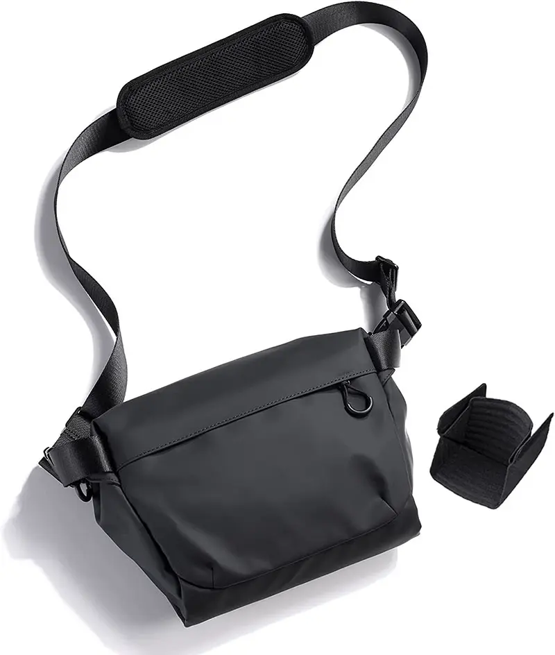Custom Waterproof Travel Nylon Crossbody Sling Photography Action Video Camera Shoulder Bag