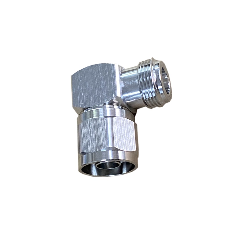 Cable Connector 50 ohm N Male to N Female Connector Right Angle Adapter for 4G 5G Single Booster