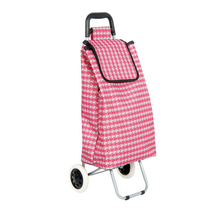 Reusable Food Bag Folding Shopping Trolley Foldable Shop Carts with Wheels