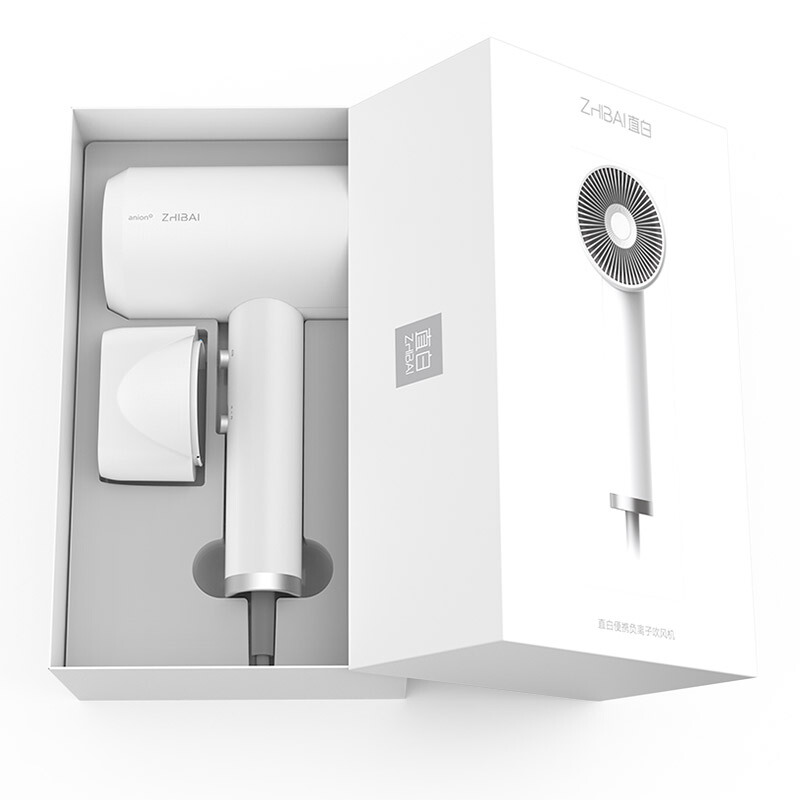 Высокое качество оригинальный Xiaomi Mijia Zhibai 1800 Вт фен мини Портативный анион 1800 Вт 2 скорости температуры фен