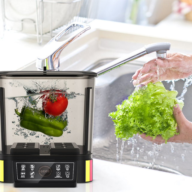 Customized 12L OH Sterilizer Multifunctional Vegetable Washing Machine Fruit and Vegetable Washing Machine