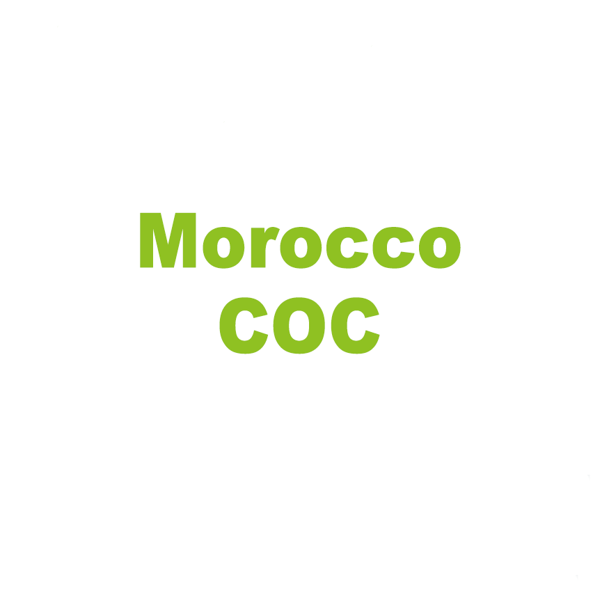 Petrochemical industry Moroccan COC certification certificate of Conformity