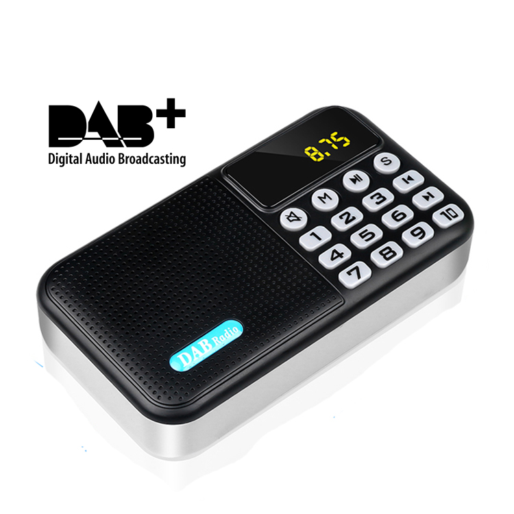 Портативный радиоприемник DAB-P8 Mini DAB/DAB + Цифровое Радио FM-приемник 3 Вт Bluetooth динамик TF карта U диск MP3 музыкальный плеер