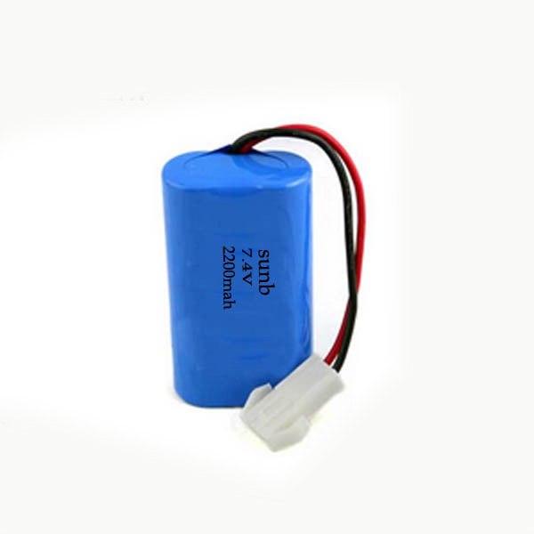 SUNB A Grade 3.7V 18650 Battery Cell Pack 7.4V Rechargeable Storage Lithium Ion Battery for Lighting System Medical Equipment