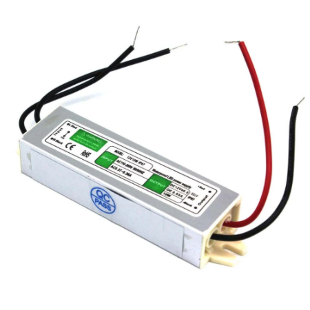 Silver Waterproof Power Supply 24W 24V 1A