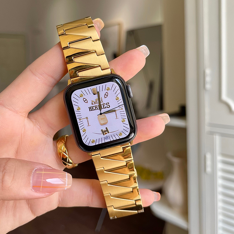 Zigzag metal bracelet for applewatch bans 40mm 44mm,new for apple watch band metal watch band for iwatch band