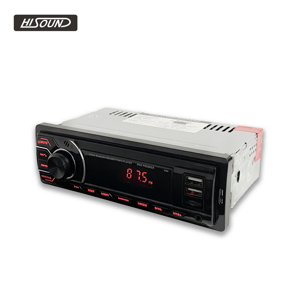 Автомобильный стерео MP3-плеер, мультимедийный плеер с входом USB/SD/AUX, с поддержкой BT и громкой связи