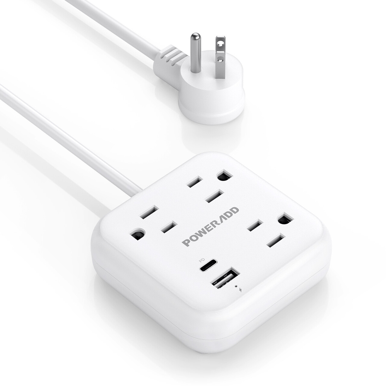 2020 горячие продажи 3 розетки Smart USB C Мощность пропилен-каучука прокладки с Power Delivery 18 Вт для путешествий, круизное судно, гостиница, комнаты в общежитии