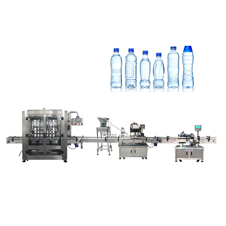 Fully automatic bottle water filling sealing capping and packing machine with manufacturer price