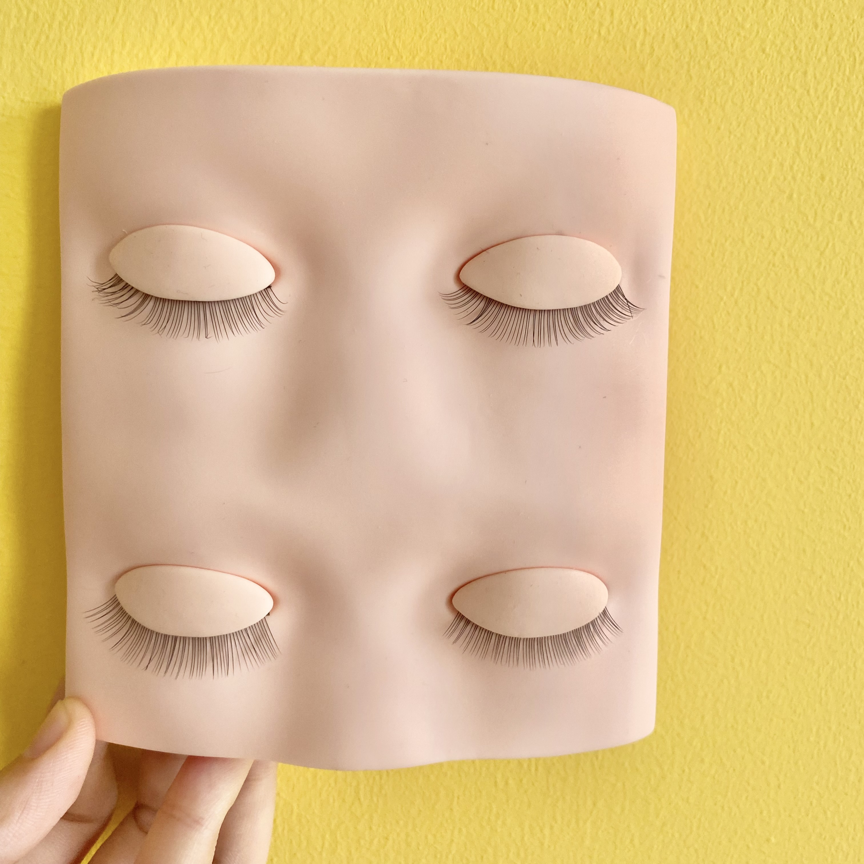 Wholesale Silicone Eyelash Extension Training Mannequin Head Lash Mannequin Face Practice Extension Tools