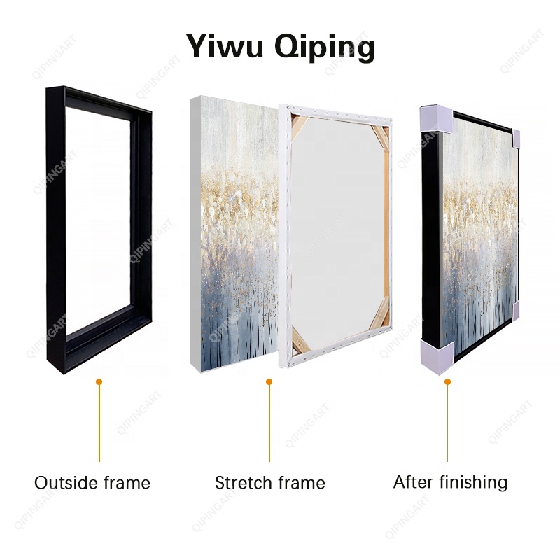 YIWU QIPING hot sale watercolor abstract nude woman oil painting canvas print poster wall art for living room decoration