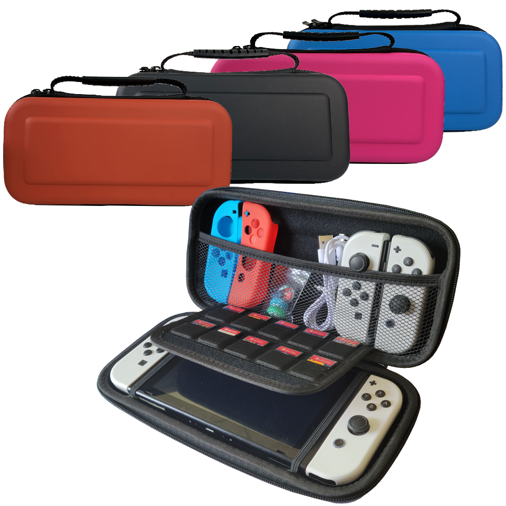 Handle Switch Case  for Nintendo Switch Oled Storage Bag EVA Case Protective Pouch Convex Designed