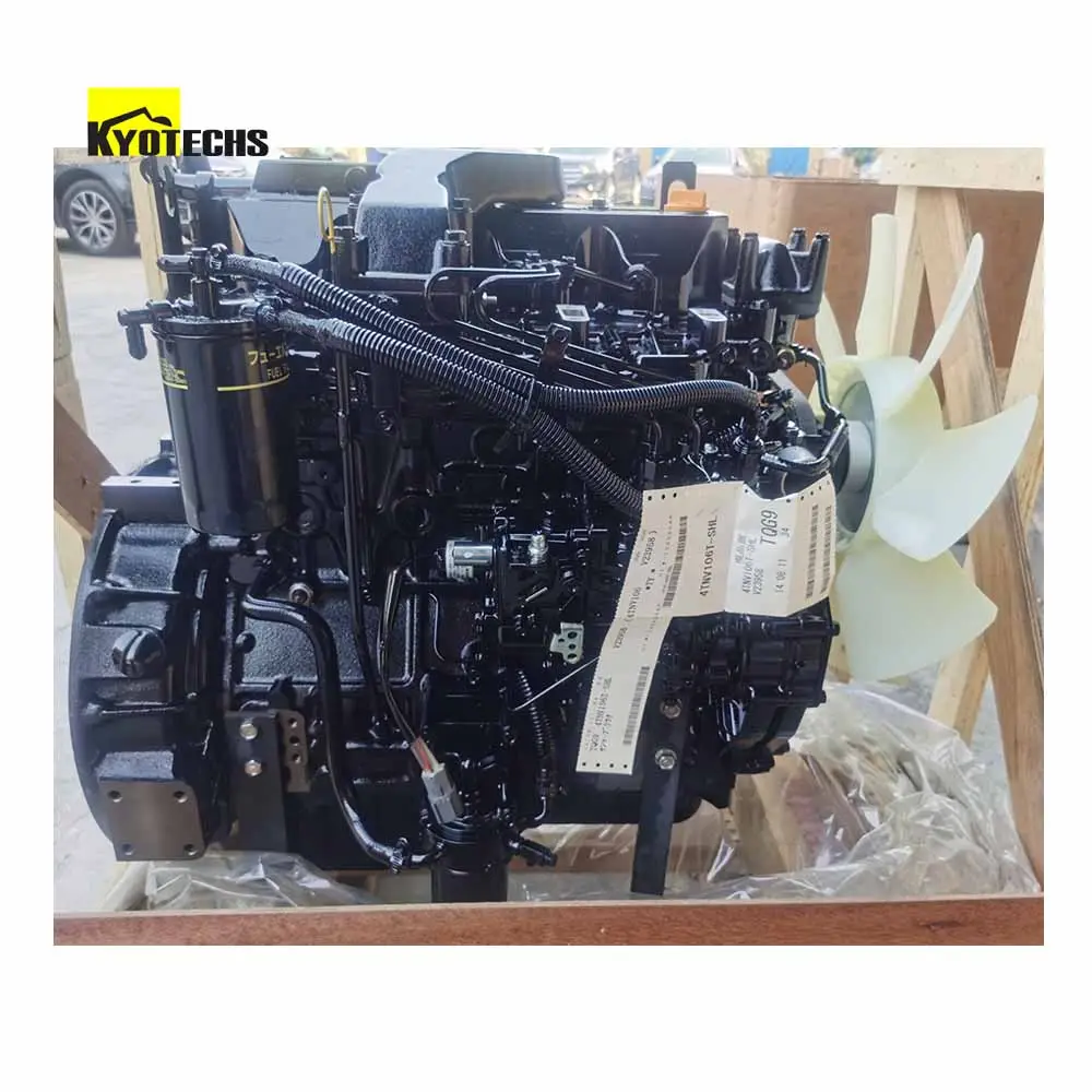 4D106 S4D106 Complete Engine Assy 74.5KW 4TNV106T 4TNV106 4TNV106T-S Diesel Motor Engine Assy Piston Liner Kit Injector Turbo