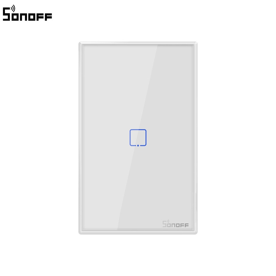 Sonoff WiFi Smart Switch T0 US 1 2 3 Gang настенная сенсорная панель Беспроводная дистанционная лампа умный дом контроллер от Alexa Google Home