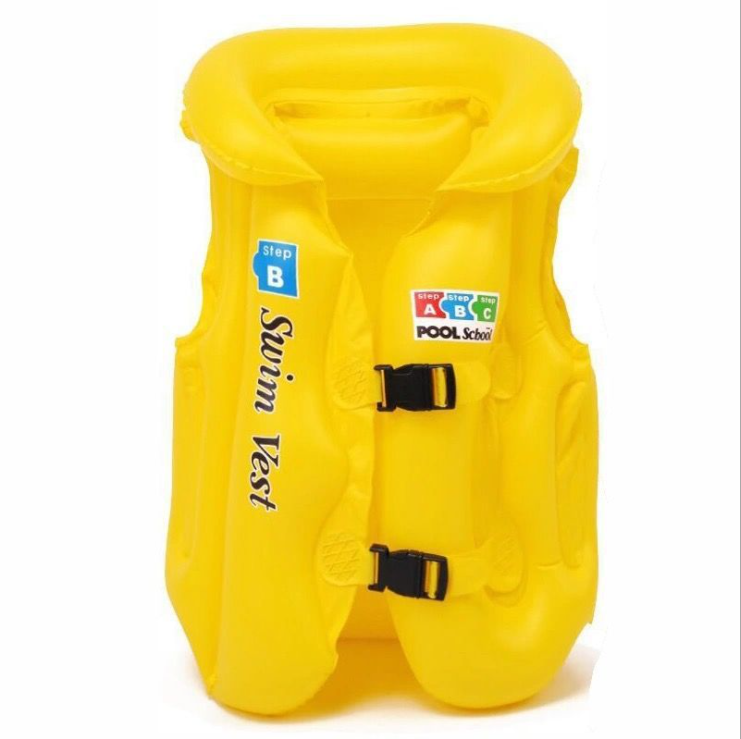3-15 years Inflatable Portable Save Safe Children Kid Swimming Vest Jacket