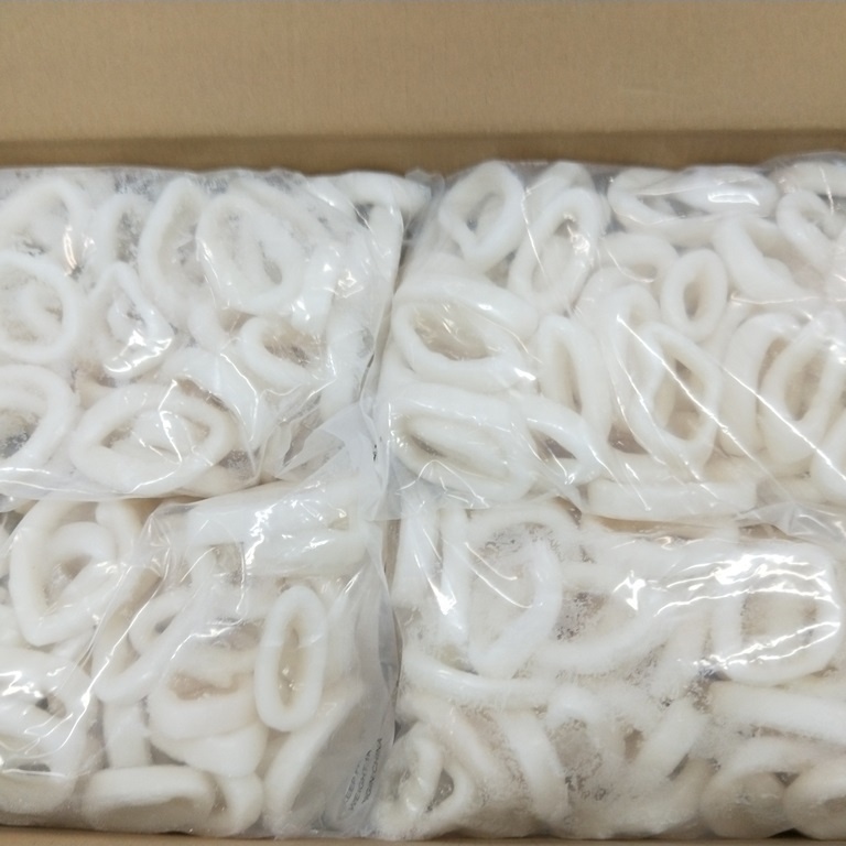 Замороженные полностью очищенные здоровые морепродукты кальмарное кольцо по низкой цене Доступные кольца свежей припарки застекленные Ilex индийские приправы Loligo