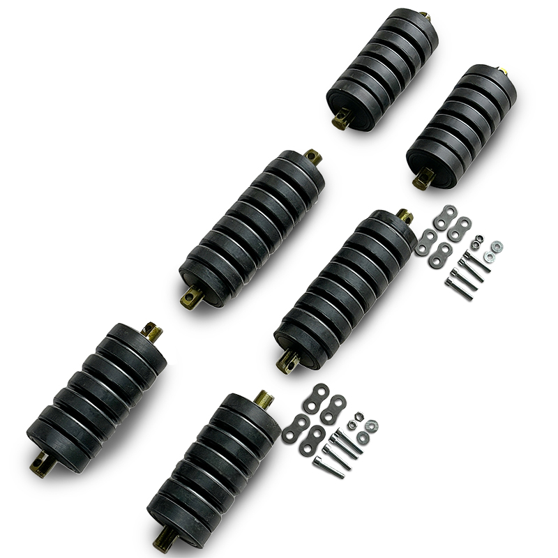 Milling machine spare parts W120F 90121 rubber side guide rollers for belt conveyor