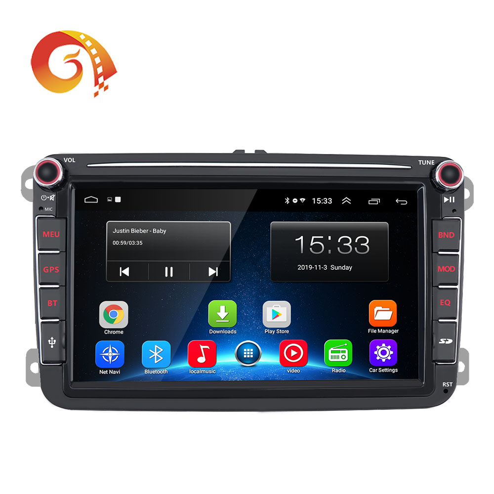 Оригинальная система Gps-навигации с сенсорным экраном 2din Android видео автомобильное радио для Vw Tiguan Passat B5 Beetle Caddy Scirocco
