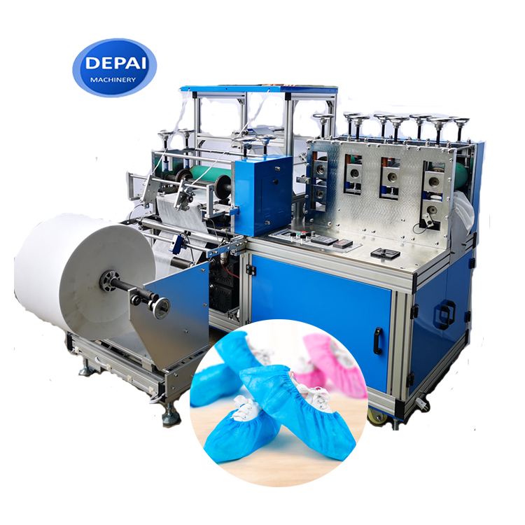 Factory price non woven ultrasonic shoe cover making machine