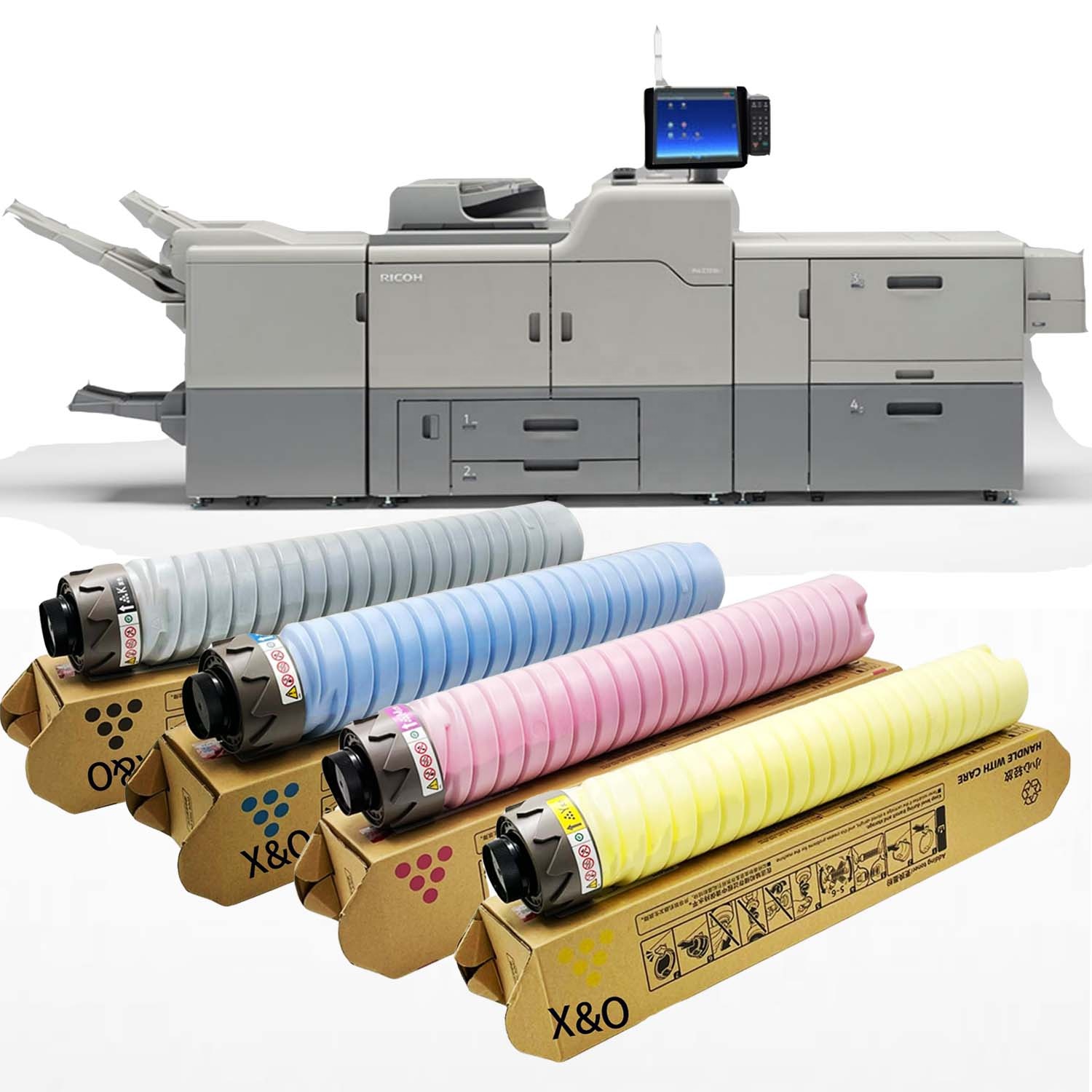 X&O Remanufactured Pro 7100 7200 Photocopier For Ricoh C7100 C7200 7100s 7200s C7100x C7100s C7110 C7200x C7200s Original Toner